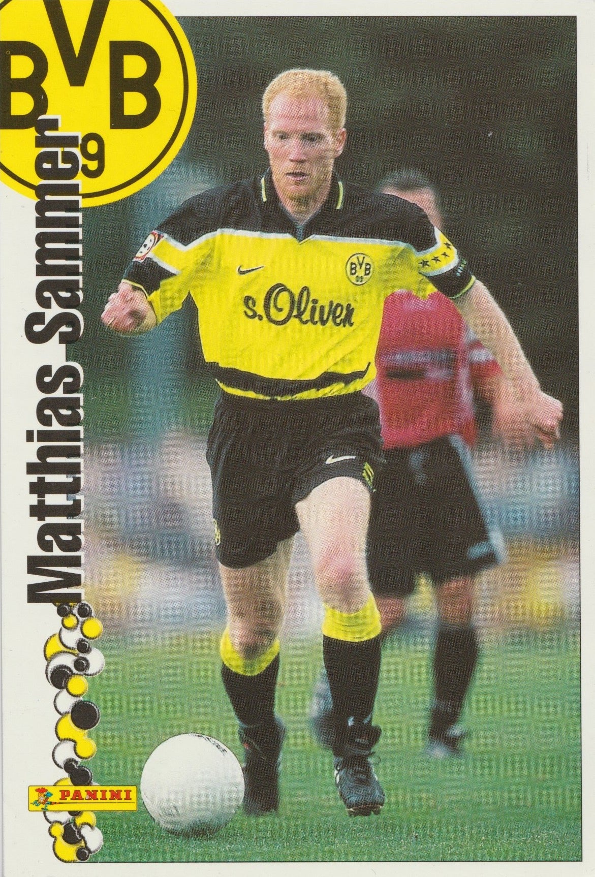 Fussball - Panini - Jumbokarte - Matthias Sammer
