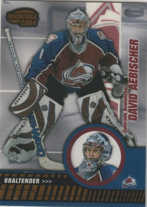 NHL 2003-04 Pacific Invincible - No 20 - David Aebischer