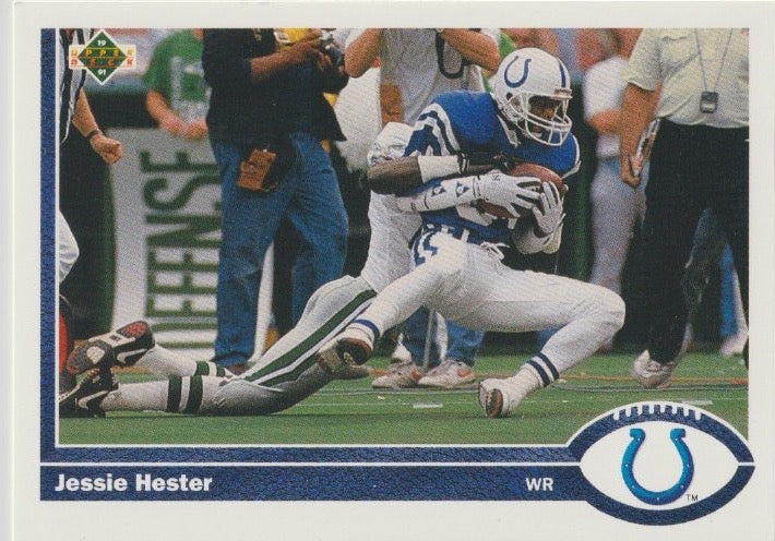 NFL 1991 Upper Deck - No 414 - Jessie Hester
