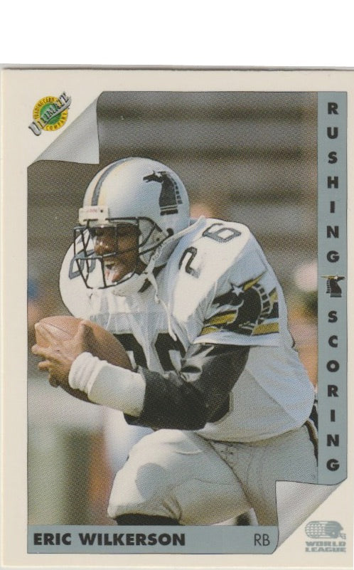 NFL 1992 Ultimate WLAF - No 16 - Eric Wilkerson