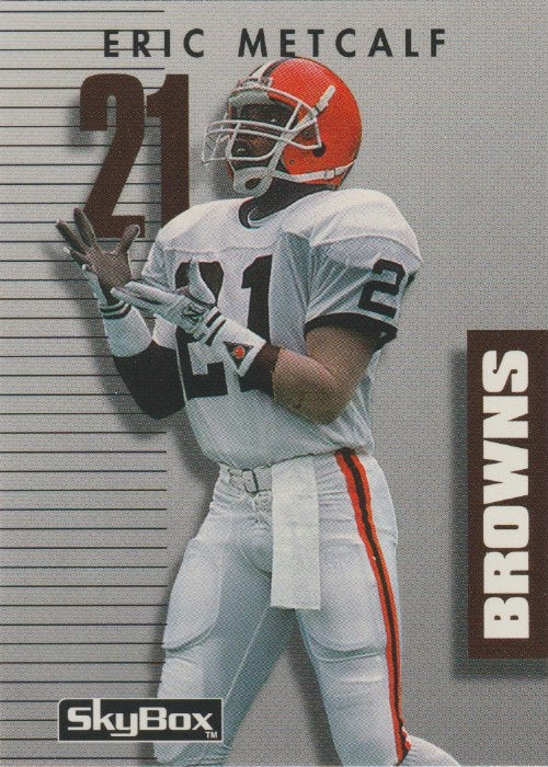 NFL 1992 SkyBox Prime Time - No 350B - Eric Metcalf