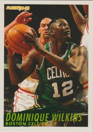 NBA 1994-95 Fleer European - No 19 - Dominique Wilkins