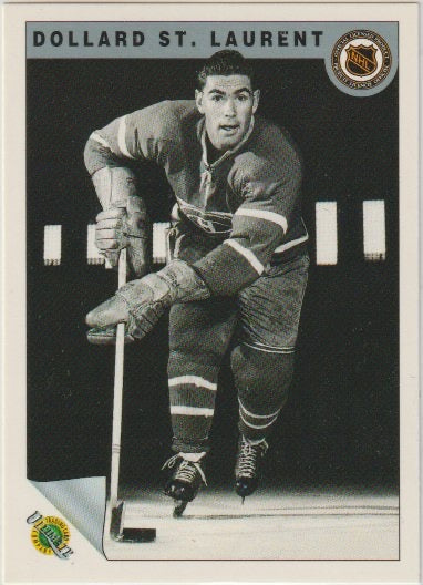 NHL 1991-92 Ultimate Original Six - No 15 - Dollard St. Laurent