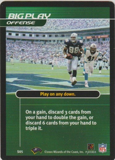 NFL 2001 Showdown 1st Edition Strategy - No S05 - Jackie Harris