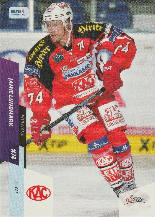 EBEL 2014-15 Citypress - No 206 - Jamie Lundmark