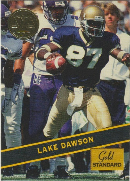 NFL 1994 Signature Rookies Gold Standard - No 33 - Lake Dawson