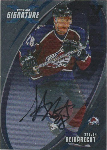 NHL 2002-03 BAP Signature Series Autographs - No 047 - Steven Reinprecht