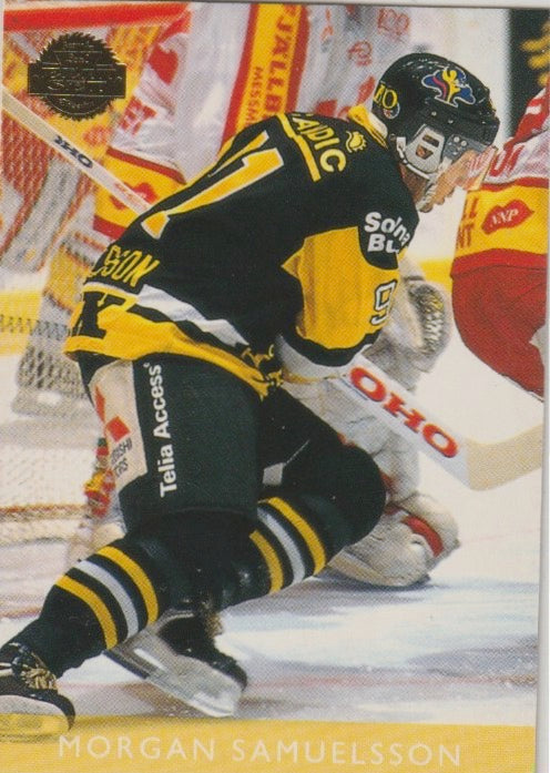 NHL 1995-96 Swedish Leaf - No 12 - Morgan Samuelsson