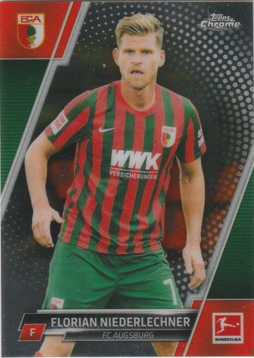 Soccer 2021-22 Topps Chrome Bundesliga - No. 6 - Florian Niederlechner