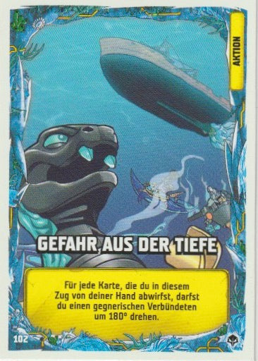 Div Ninjago 2022 - Lego Trading Card Game - No 102 - Gefahr aus der Tiefe