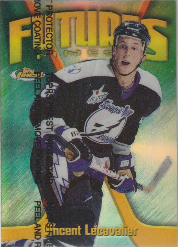 NHL 1998-99 Finest Futures Finest Refractors - No F3 - Vincent Lecavalier