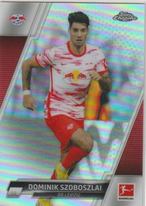 Soccer 2021-22 Topps Chrome Bundesliga Refractors - No. 61 - Dominik Szaboszlai