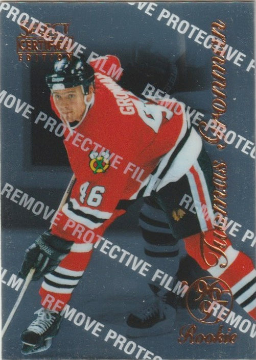 NHL 1996 / 97 Select Certified - No 105 - Tuomas Gronman