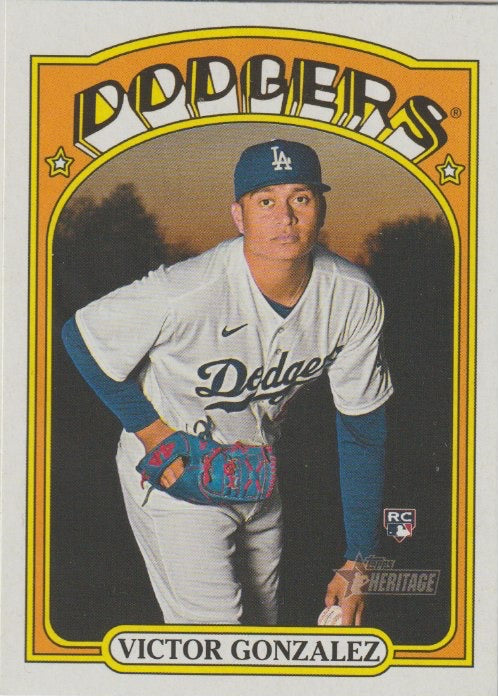 MLB 2021 Topps Heritage - No 577 - Victor Gonzalez