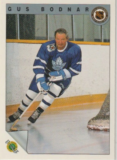 NHL 1991-92 Ultimate Original Six - No 31 - Gus Bodnar