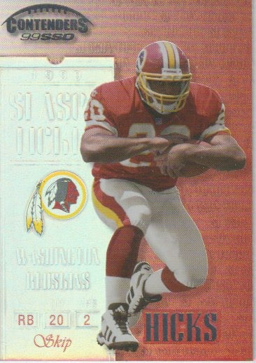 NFL 1999 Playoff Contenders SSD - No 33 - Skip Hicks
