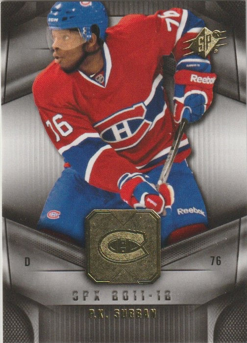 NHL 2011-12 SPx - No 49 - P.K. Subban