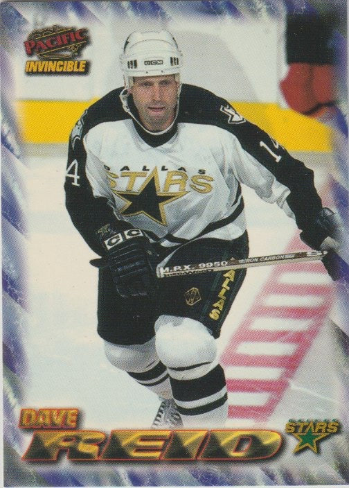 NHL 1997-98 Pacific Invincible NHL Regime - No 65 - Dave Reid