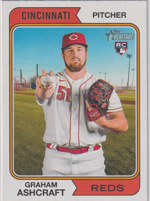 MLB 2023 Topps Heritage - No 383 - Graham Ashcraft