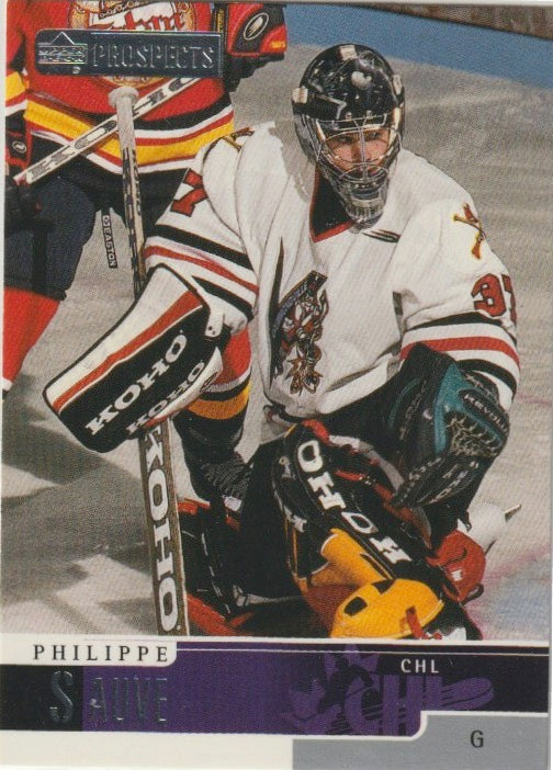 NHL 1999-00 UD Prospects - No 65 - Philippe Sauve