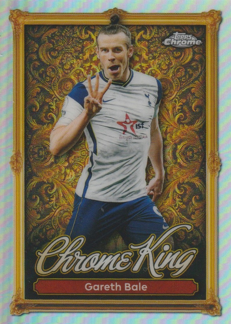Fussball 2026-26 Topps Premier League EN Chrome King - No CK18 - Gareth Bale