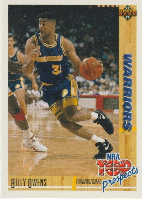 NBA 1991-92 Upper Deck - No 442 - Bily Owens