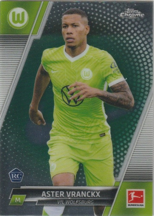 Soccer 2021-22 Topps Chrome Bundesliga - No. 99 - Aster Vranckx