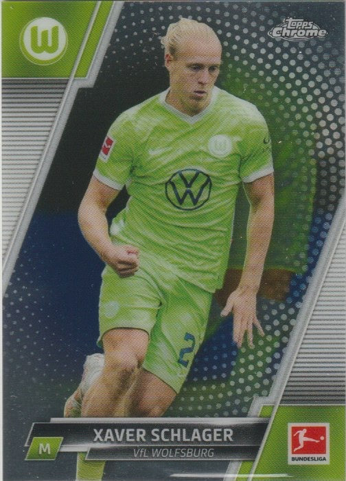 Soccer 2021-22 Topps Chrome Bundesliga - No. 95 - Xaver Schlager