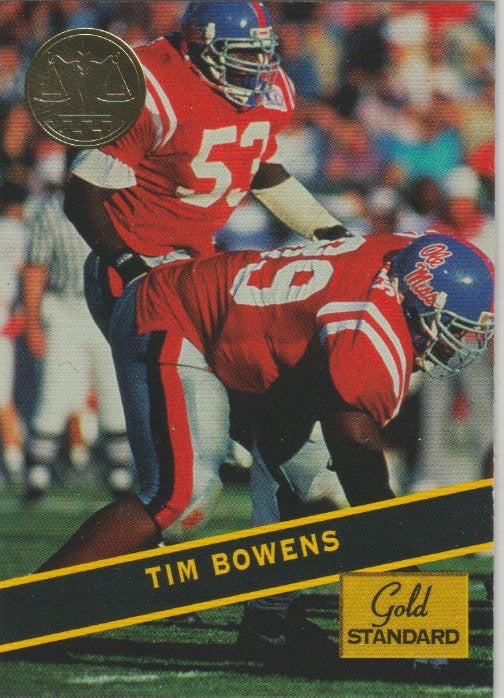 NFL 1994 Signature Rookies Gold Standard - No 30 - Tim Bowens