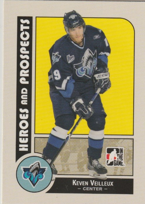 NHL 2008-09 ITG Heroes and Prospects - No 92 - Kevin Veilleux