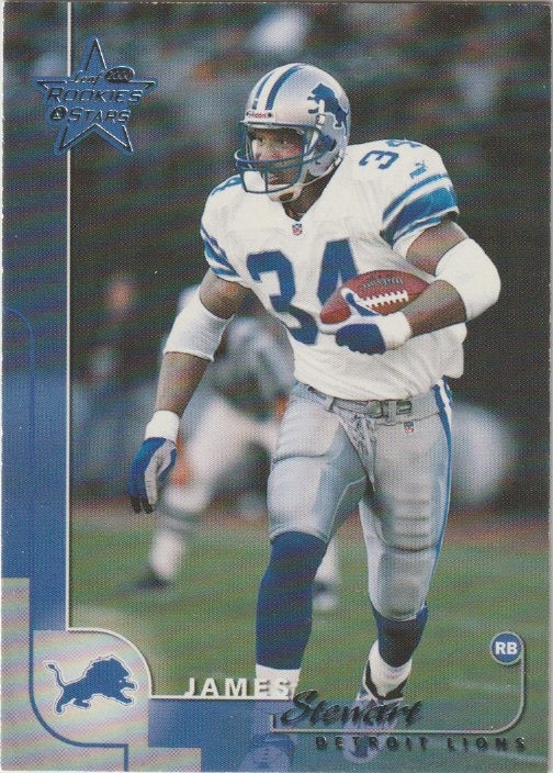 NFL 2000 Leaf Rookies and Stars - No 36 - James Stewart