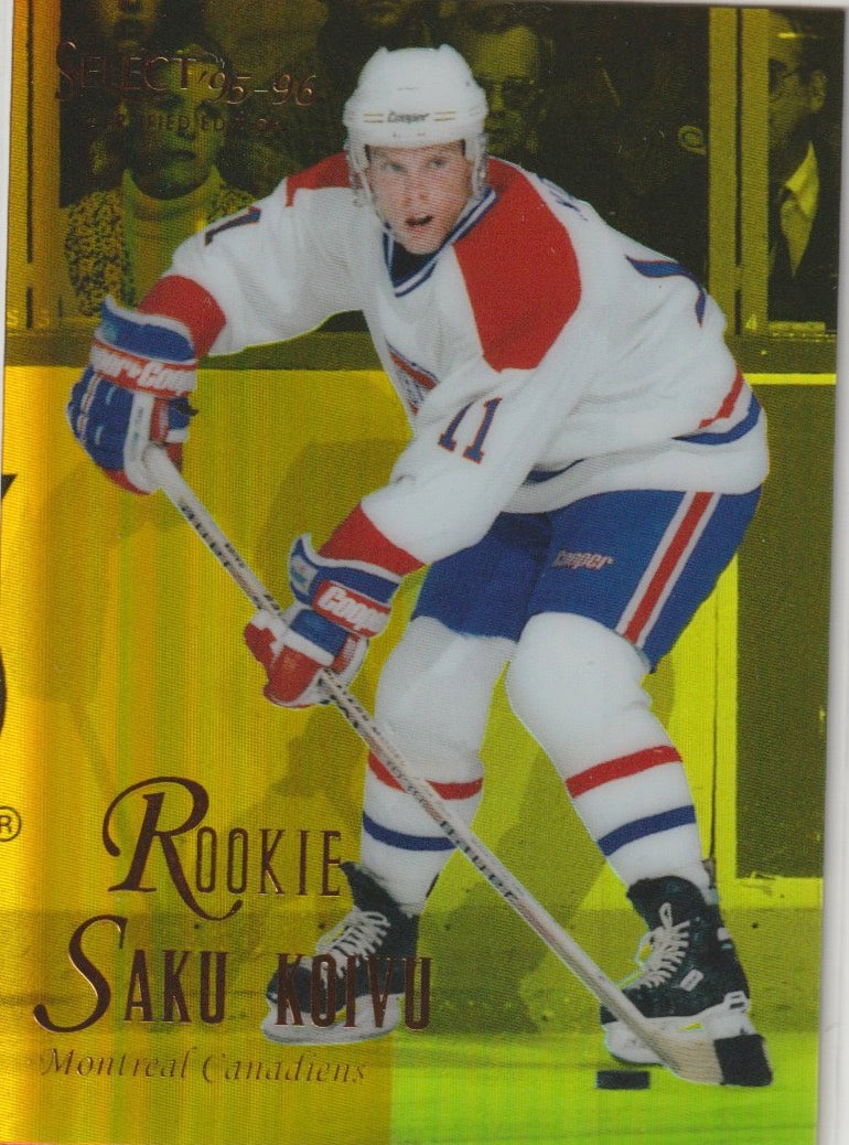 NHL 1995 / 96 Select Certified Mirror Gold - No 117 - Saku Koivu