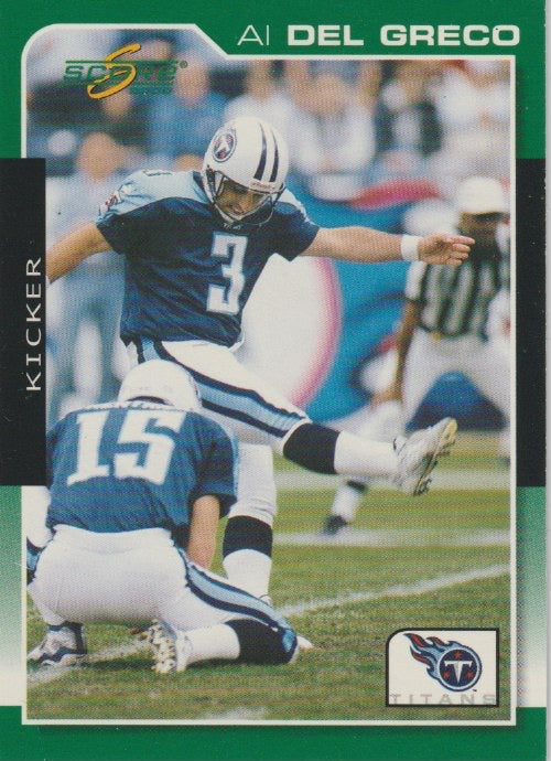 NFL 2000 Score - No 208 - Al Del Greco