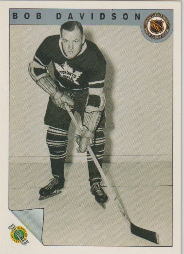 NHL 1991-92 Ultimate Original Six - No 33 - Robert Davidson