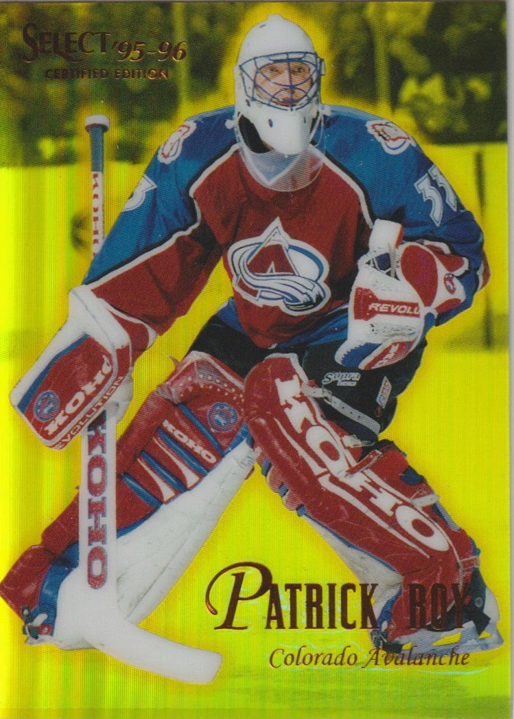 NHL 1995 / 96 Select Certified Mirror Gold - No 81 - Patrick Roy