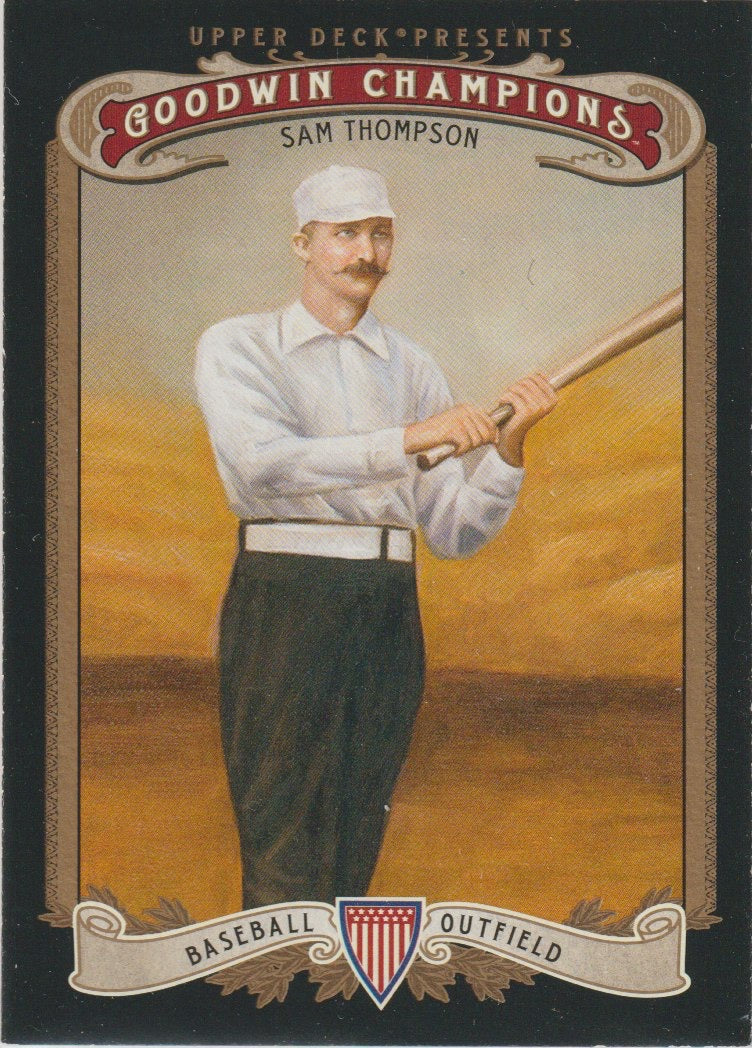 MLB 2012 Upper Deck Goodwin Champions - No 25 - Sam Thompson