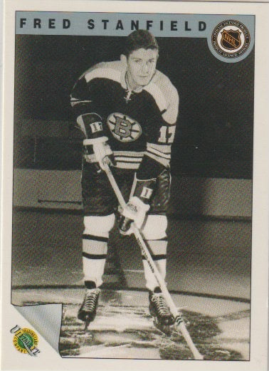 NHL 1991-92 Ultimate Original Six - No. 54 - Fred Stanfield