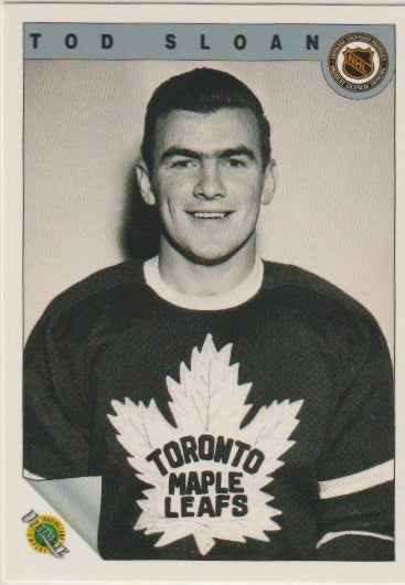 NHL 1991-92 Ultimate Original Six - No. 42 - Tod Sloan