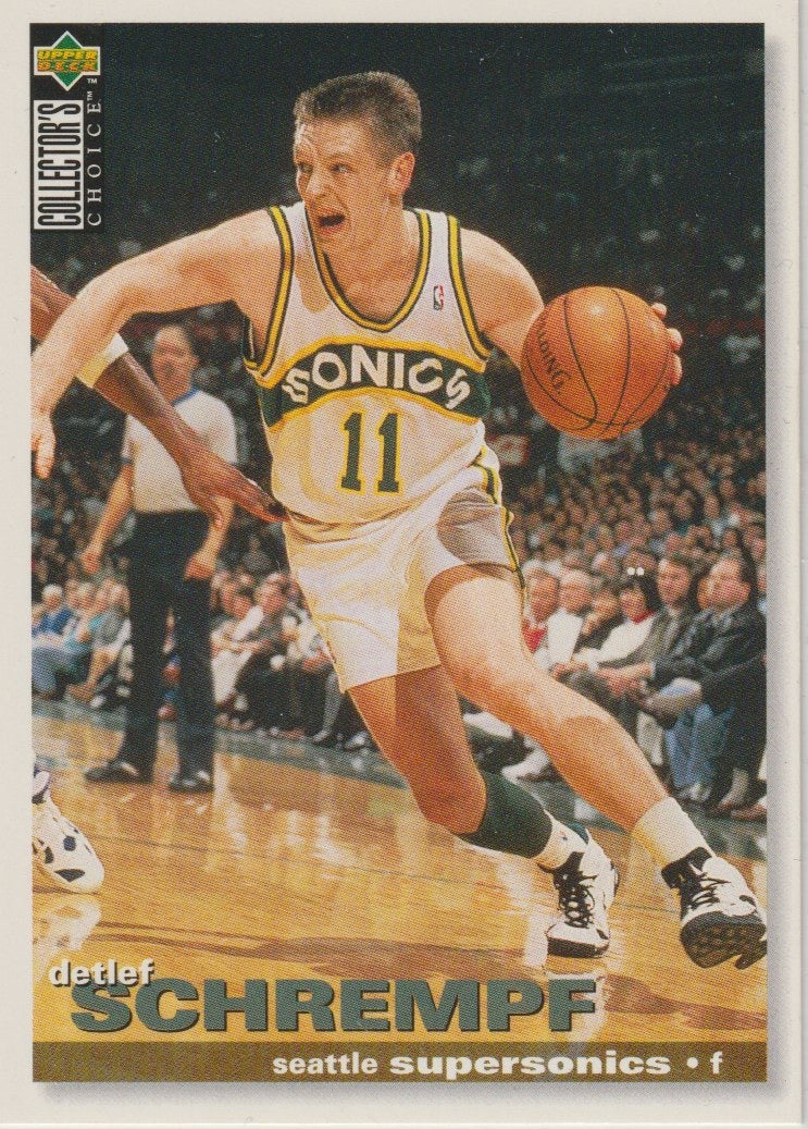 NBA 1995-96 Collector's Choice International German I - No 148 - Detlef Schrempf