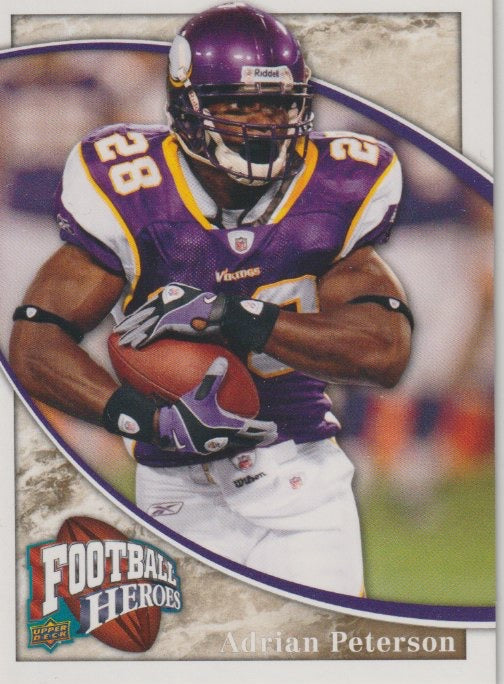 NFL 2009 Upper Deck Heroes - No 51 - Adrian Peterson