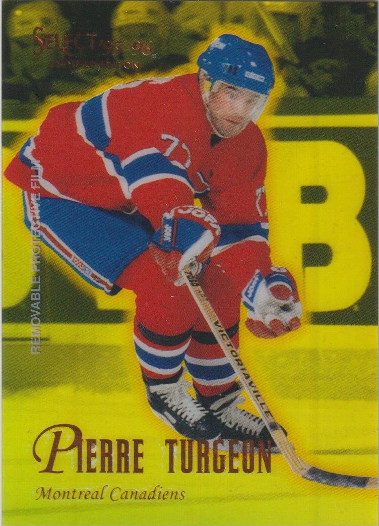 NHL 1995 / 96 Select Certified Mirror Gold - No 49 - Pierre Turgeon