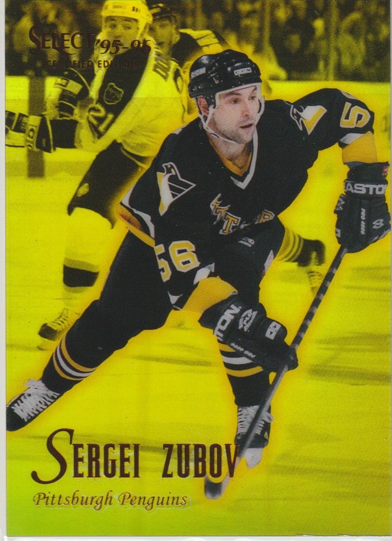 NHL 1995 / 96 Select Certified Mirror Gold - No 67 - Sergei Zubov