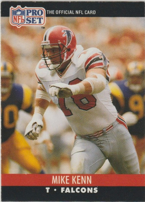 NFL 1990 ProSet - No 428 - Mike Kenn