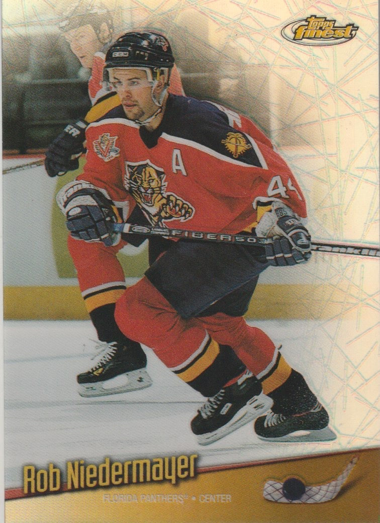 NHL 1998-99 Finest No Protectors Refractors - No 41 - Rob Niedermayer