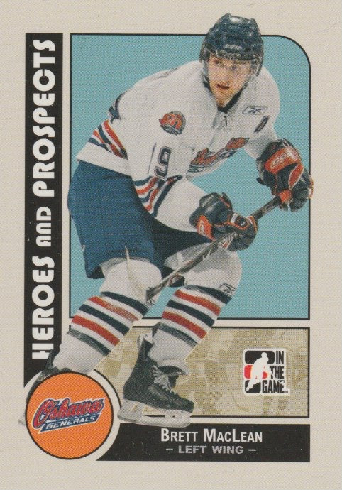 NHL 2008-09 ITG Heroes and Prospects - No 42 - Brett MacLean