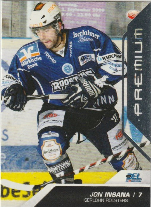 DEL 2009/10 CityPress Premium Silver - No 250 - Jon Insana