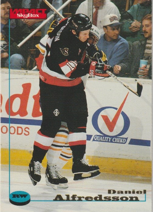 NHL 1996 / 97 Fleer SkyBox Impact - No 86 - Daniel Alfredsson