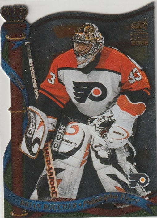 NHL 2001-02 Crown Royale - No 104 - Brian Boucher
