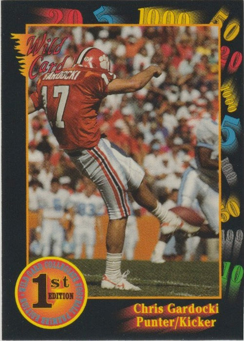 NFL 1991 Wild Card Draft - No 45 - Chris Gardocki