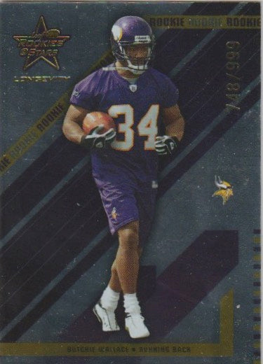 NFL 2004 Leaf Rookies and Stars Longevity - No 156 - Butchie Wallace